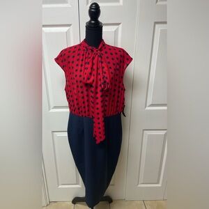 New York & Company Pencil Midi Sheath Dress